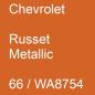 Preview: Chevrolet, Russet Metallic, 66 / WA8754.